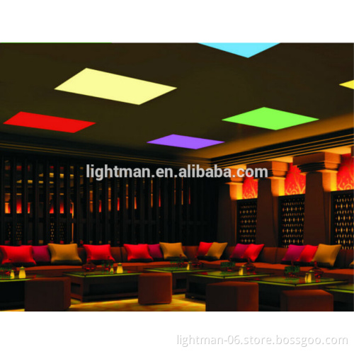 DMX512 System Compatible 50000 hours lifespan 26w 600x300 RGB led flat panel lighting
